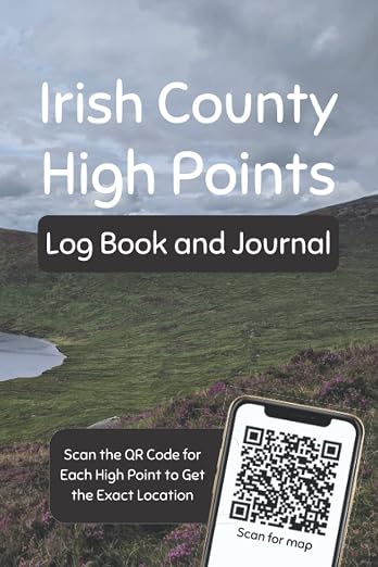 The authentic Irish County High Points Log Book and Journal cover